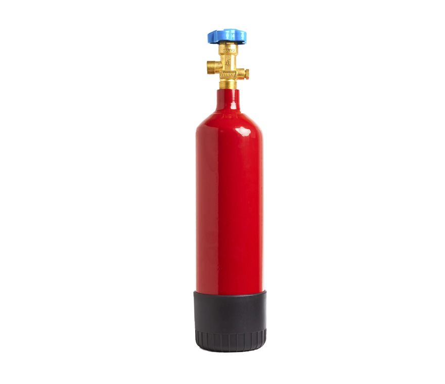 Botella extintor 2kg CO2 especial acuarios - Extinhouse